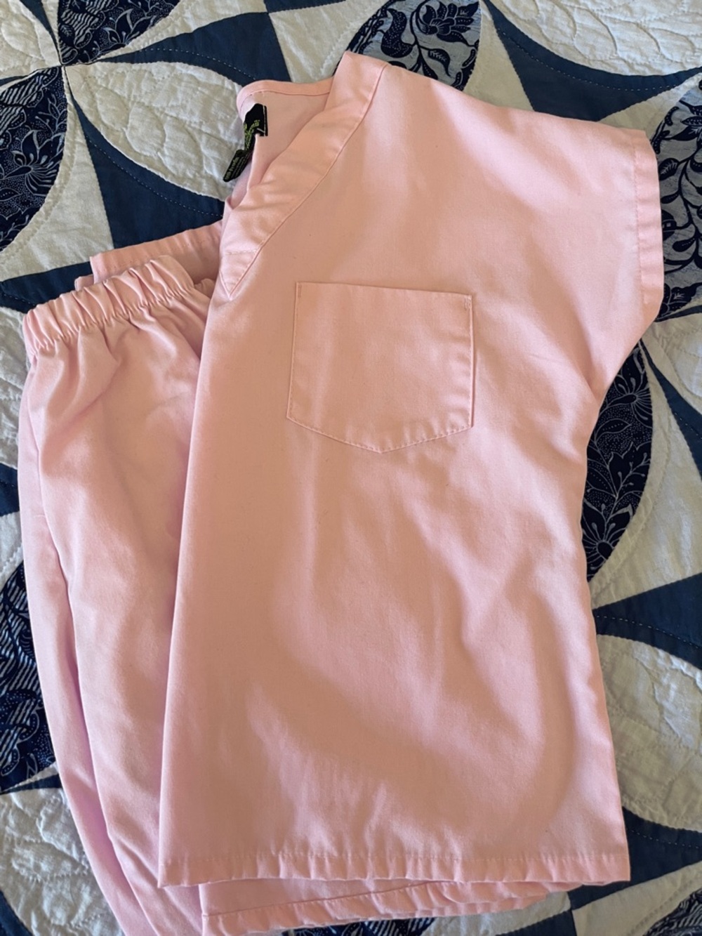 Kids Pink Halloween Costume Scrub Set